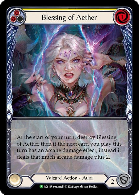 Image for Blessing of Aether (Yellow) [Flesh and Blood: Promo Cards]