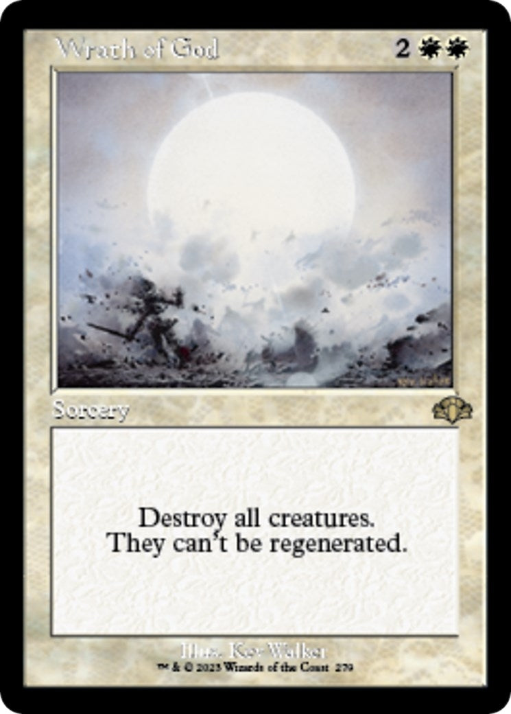 Wrath of God Retro Frame (279) [DMR]