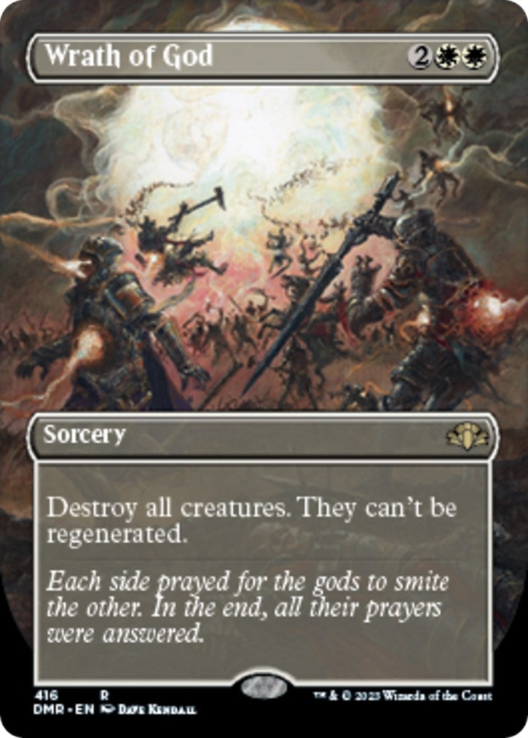 Wrath of God Borderless (416) [DMR]