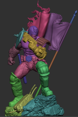 Judge Dredd Resin Statue - view 6