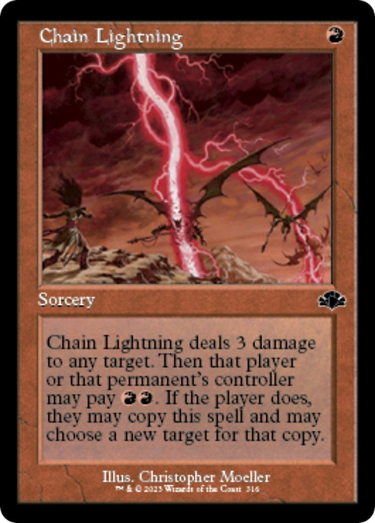 Chain Lightning Retro Frame (316) [DMR]
