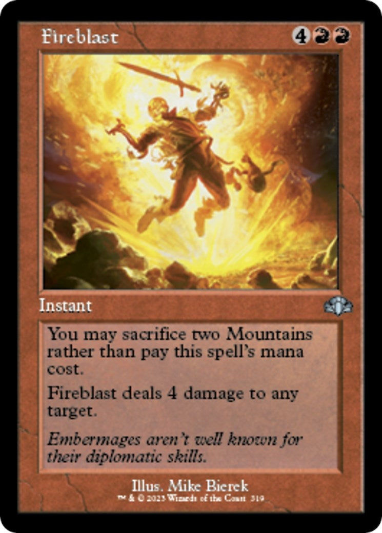Fireblast Retro Frame (319) [DMR]