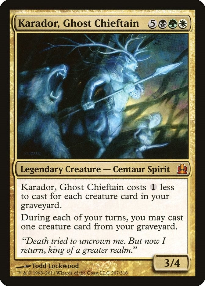 Karador Ghost Chieftain (207) [CMD]