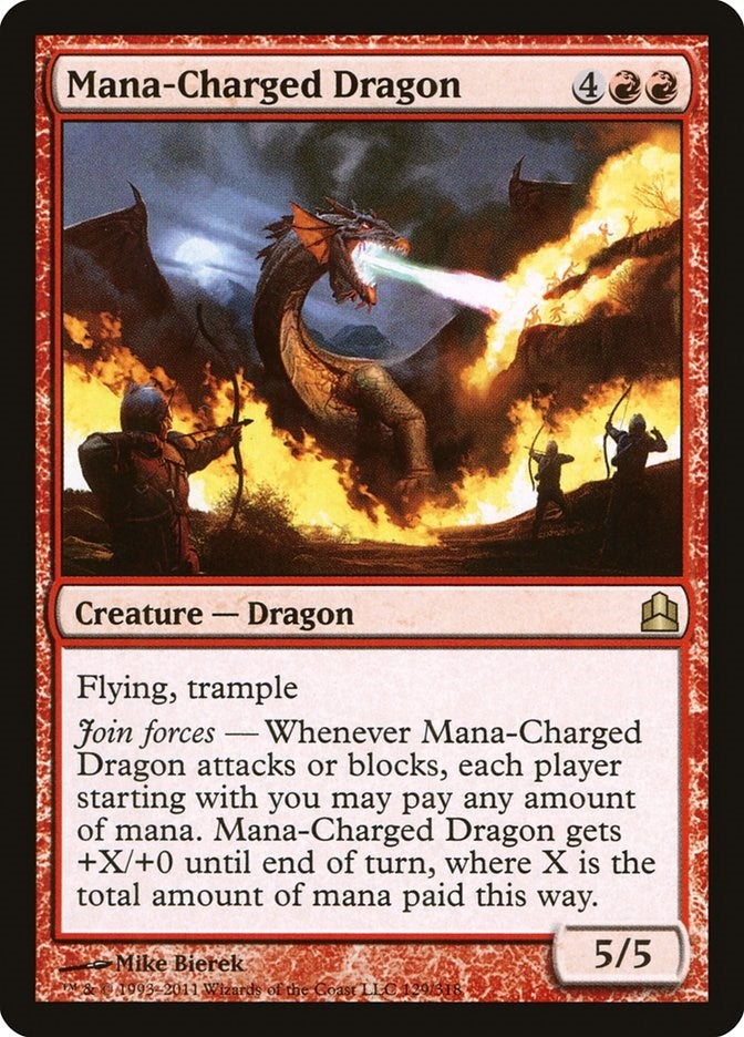 Mana Charged Dragon (129) [CMD]