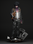 Dabi Resin Statue - view 5