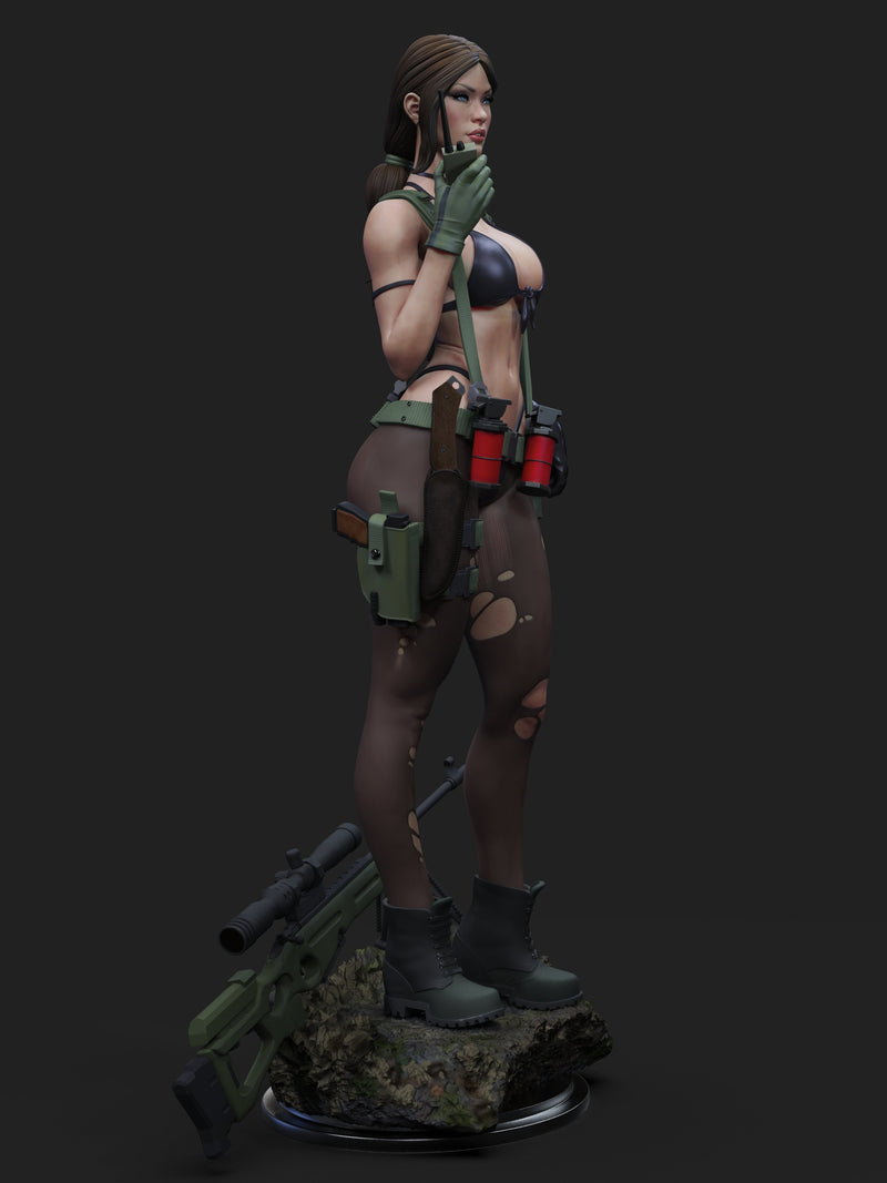 Quiet Resin Statue - view 6
