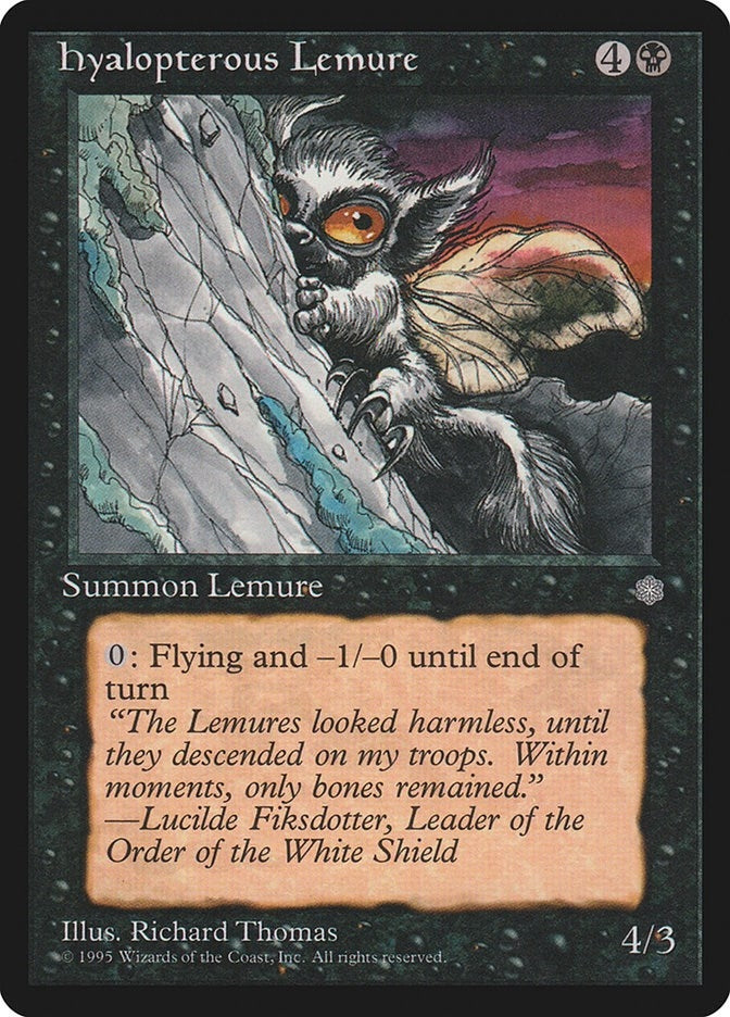 Hyalopterous Lemure [ICE]