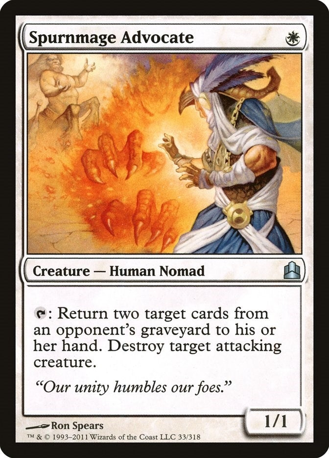 Spurnmage Advocate (33) [CMD]