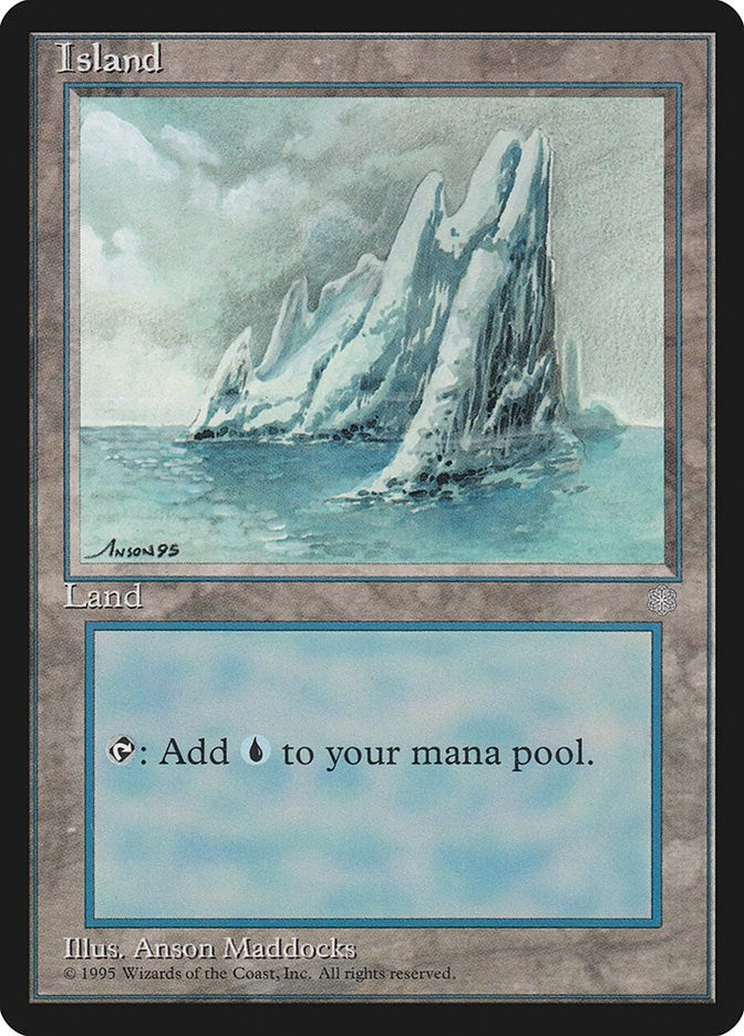 Island (No Birds / Signature on Left) [Ice Age]