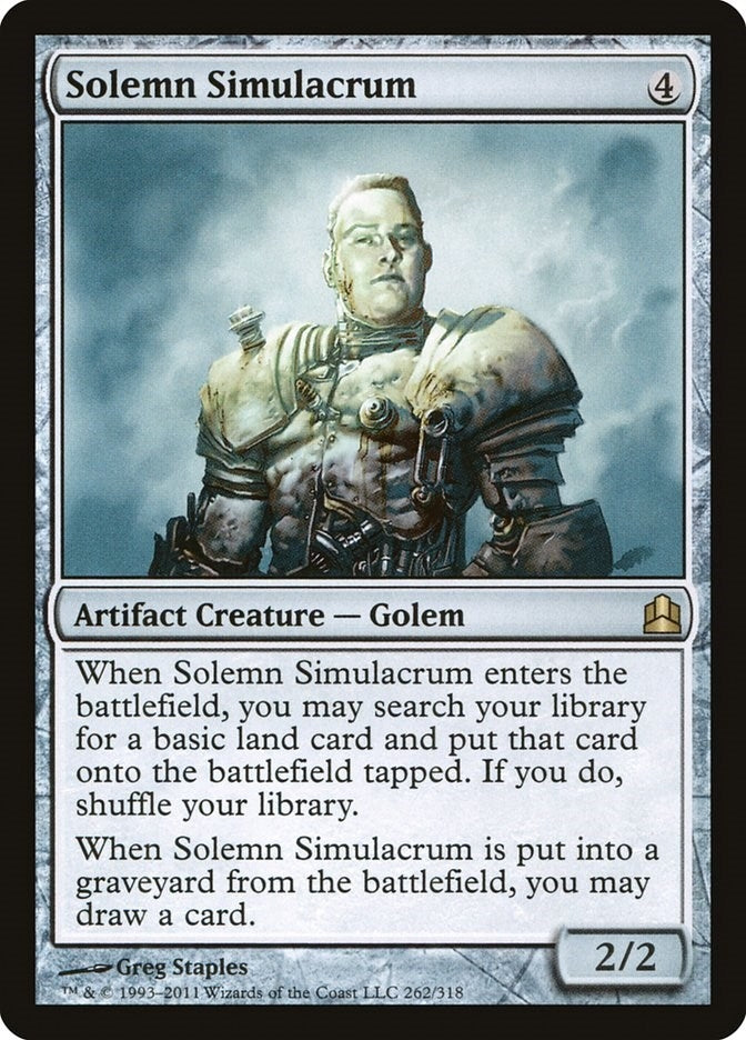 Solemn Simulacrum (262) [CMD]