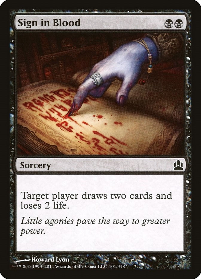 Sign in Blood (101) [CMD]