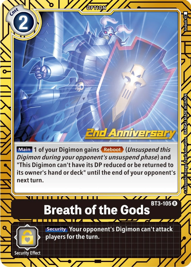 Image for Breath of the Gods (2nd Anniversary Card Set) [Release Special Booster]