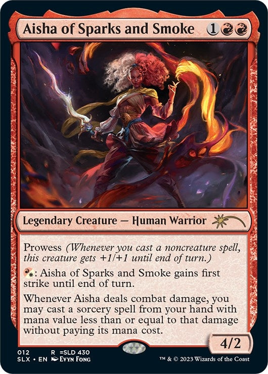 Aisha of Sparks and Smoke [Secret Lair: Universes Within]