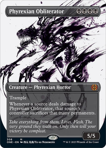 Phyrexian Obliterator Showcase (308) [ONE]