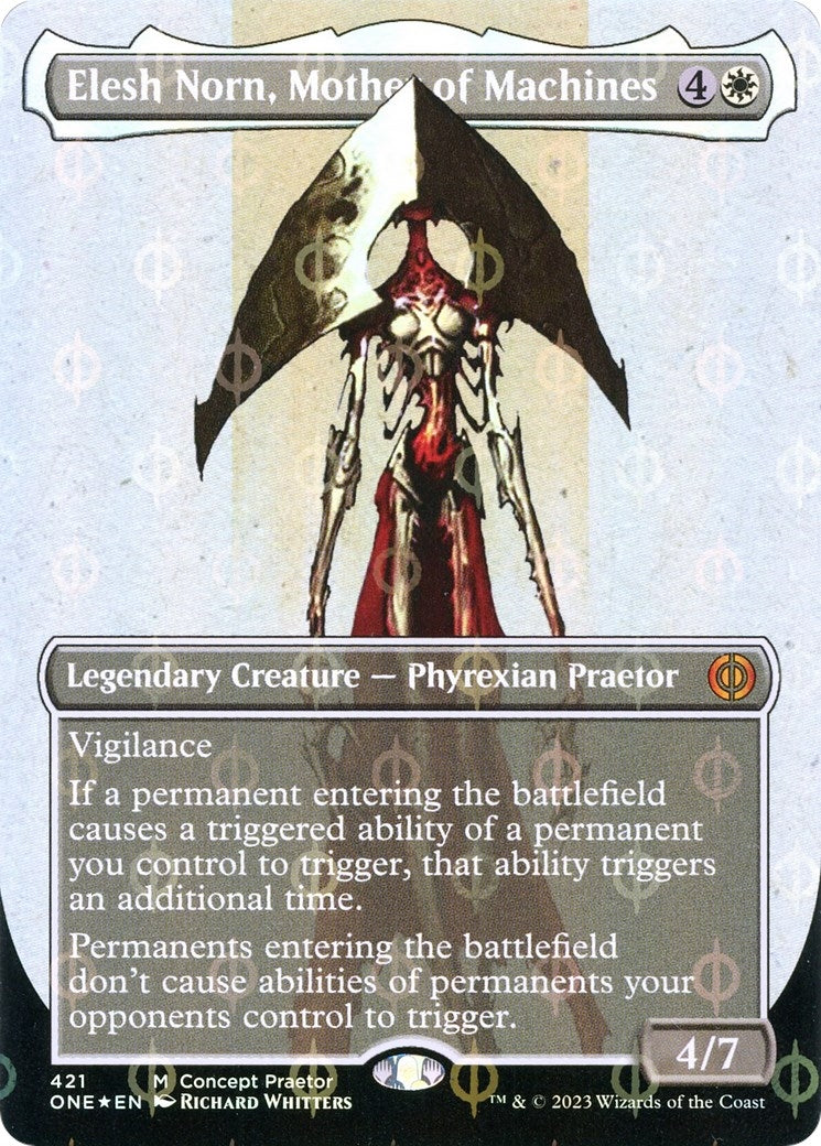 Elesh Norn Mother of Machines Concept Praetor Step and Compleat Foil (421) [ONE]