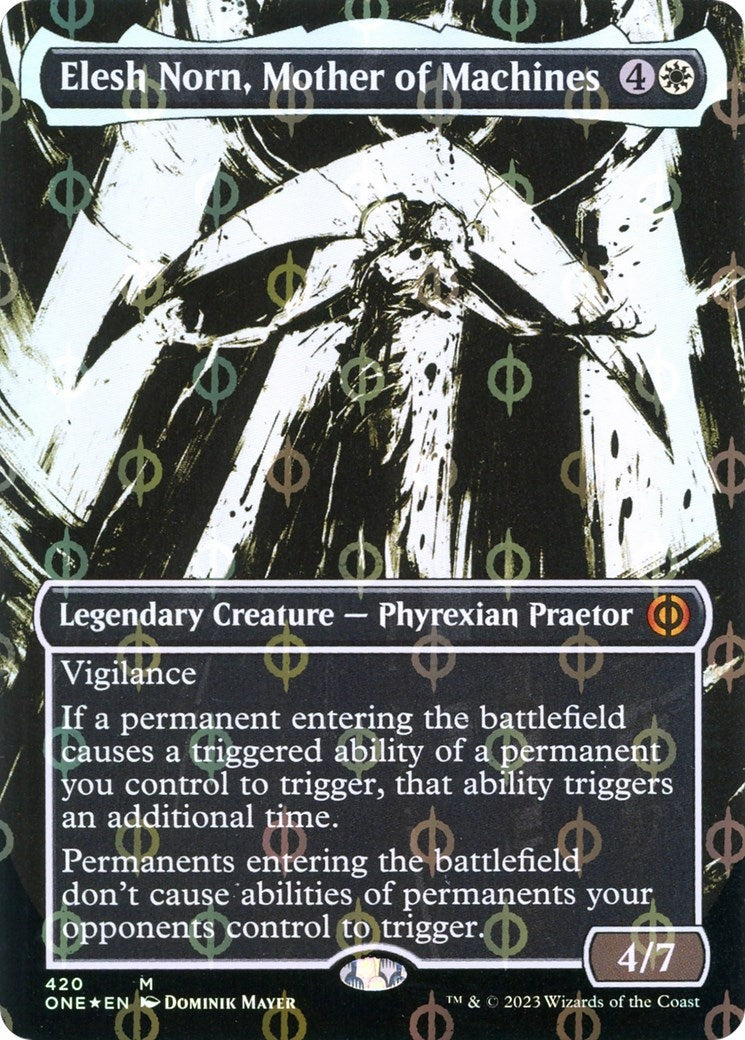 Elesh Norn Mother of Machines Showcase Step and Compleat Foil (420) [ONE]