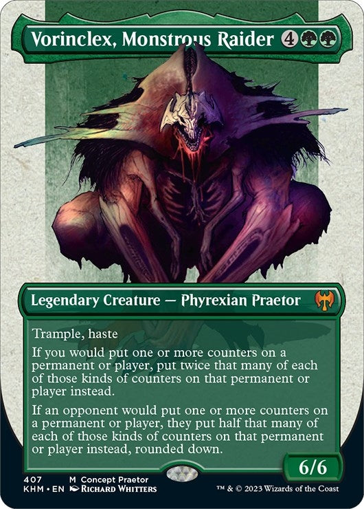 Vorinclex Monstrous Raider Concept Praetor Step and Compleat Foil (407) [ONE]