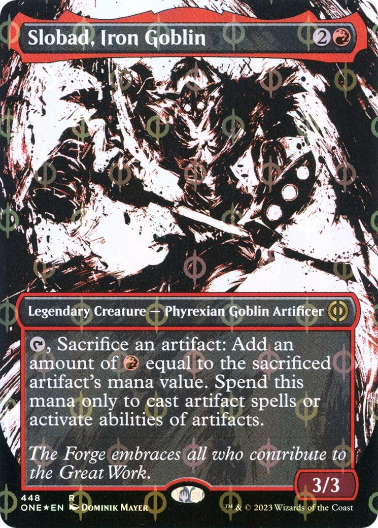 Slobad Iron Goblin Showcase Step and Compleat Foil (448) [ONE]