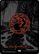 Mountain (368) (Oil Slick Raised Foil) [Phyrexia: All Will Be One]