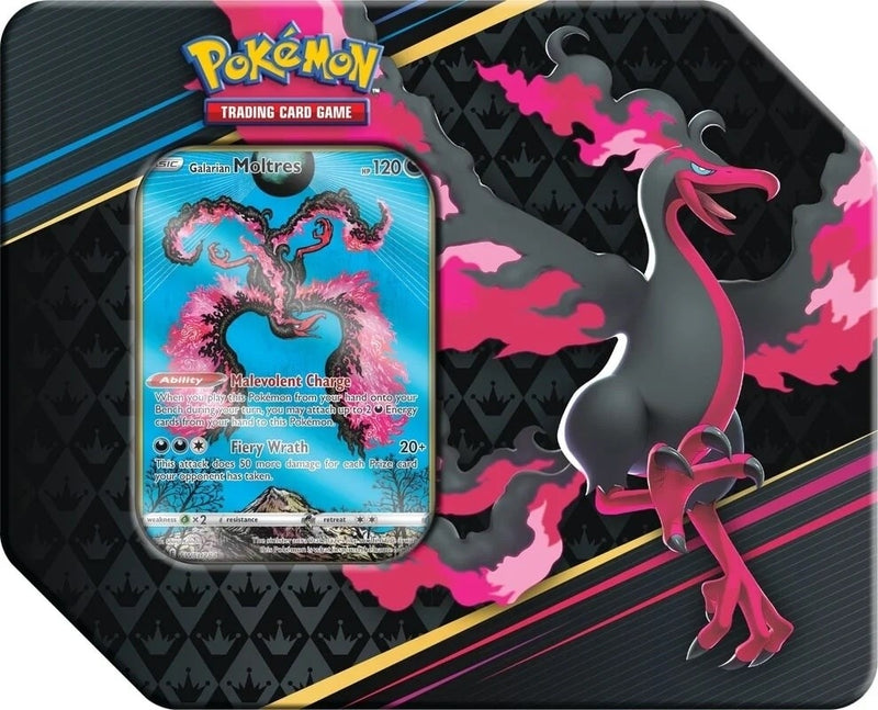 Crown Zenith Tin Galarian Moltres [CRZ]