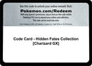 Code Card Hidden Fates Collection Charizard GX [HIF]
