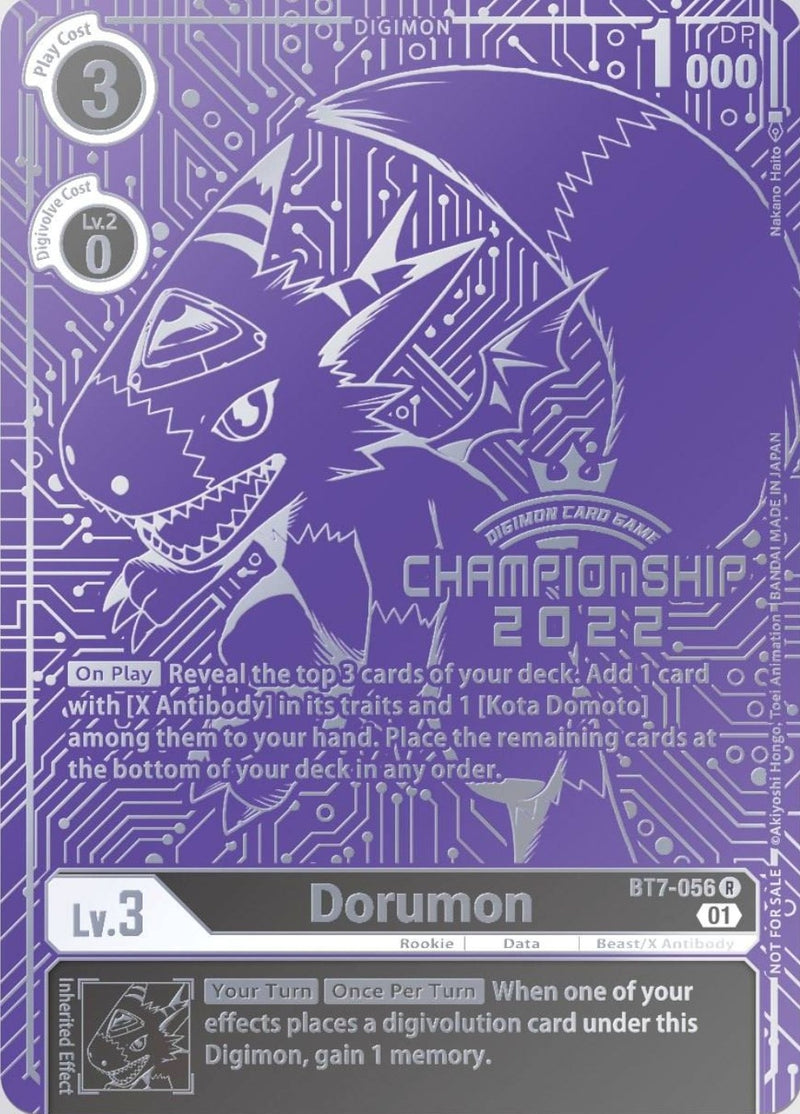 Image for Dorumon (2022 Championship Finals Top 16) [Next Adventure]