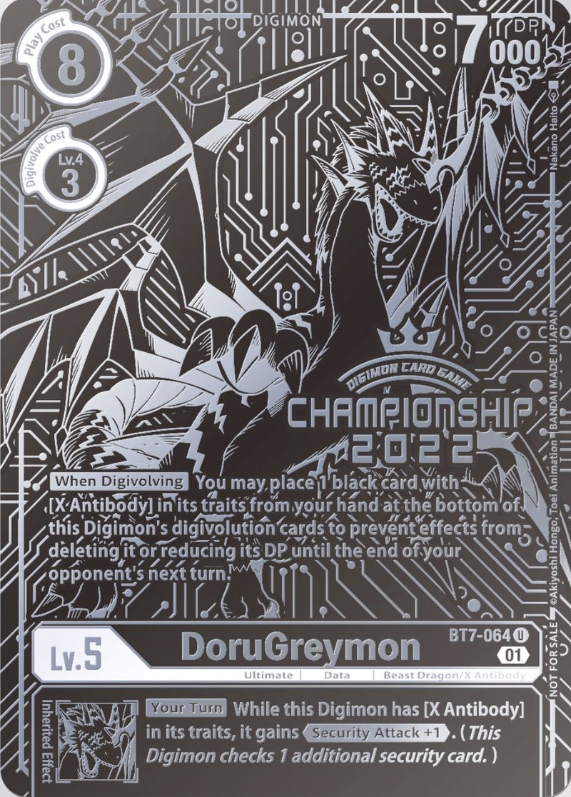 Image for DoruGreymon (2022 Championship Finals 2nd Place) [Next Adventure]