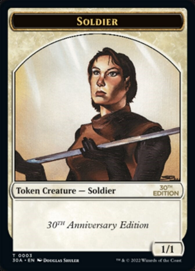 Soldier Token (3) [30A]