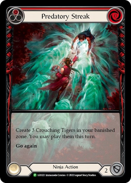 Image for Predatory Streak (Red) [Flesh and Blood: Promo Cards]