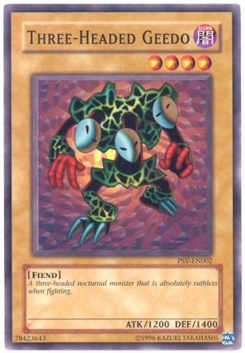 Three Headed Geedo (PSV-EN002) [PSV-EN]