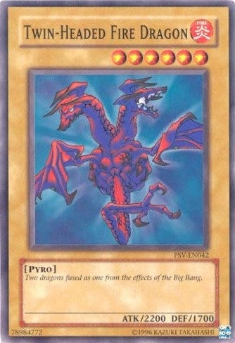Twin Headed Fire Dragon (PSV-EN042) [PSV-EN]
