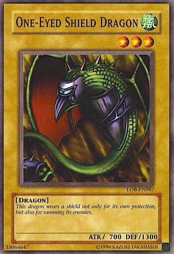 One Eyed Shield Dragon (LOB-EN087) [LOB-EN]