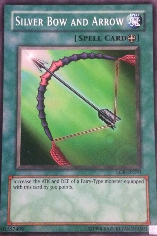 Silver Bow and Arrow (LOB-EN091) [LOB-EN]