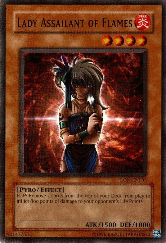 Lady Assailant of Flames (LON-EN035) [LON-EN]