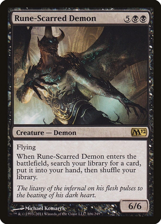Rune Scarred Demon (106) [M12]