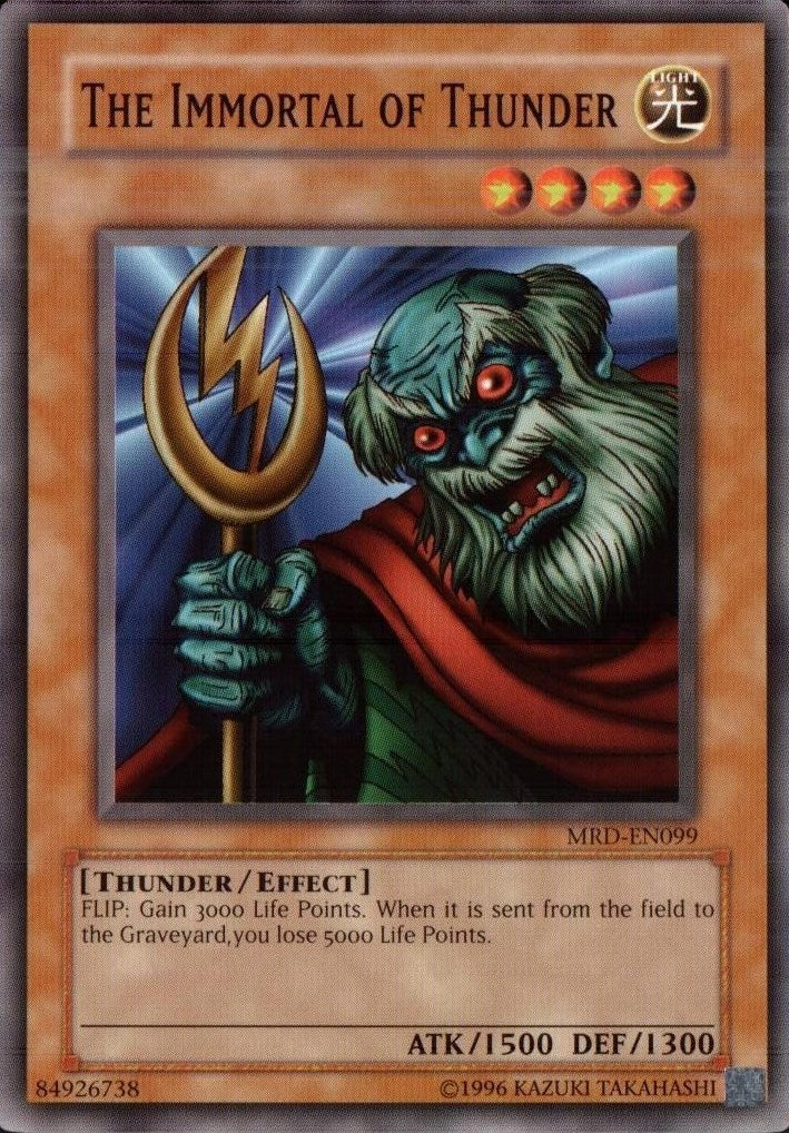 The Immortal of Thunder (MRD-EN099) [MRD-EN]