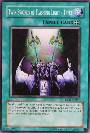Twin Swords of Flashing Light Tryce (DCR-EN037) [DCR-EN]