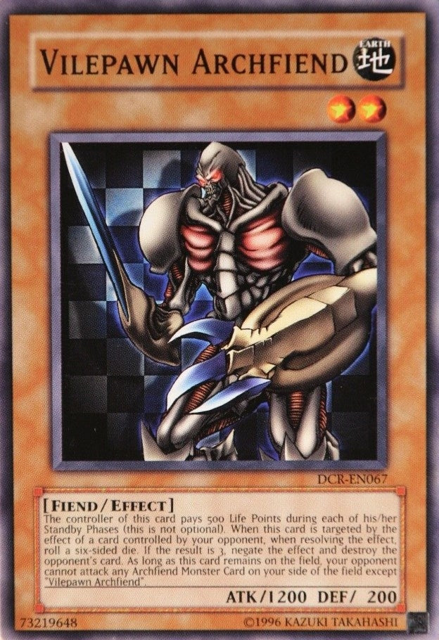 Vilepawn Archfiend (DCR-EN067) [DCR-EN]