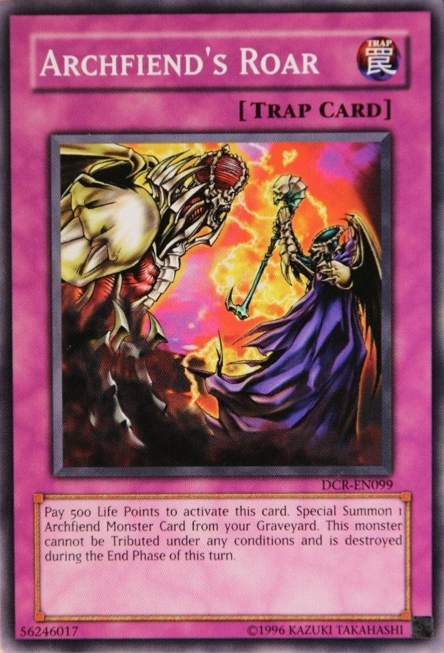 Archfiends Roar (DCR-EN099) [DCR-EN]