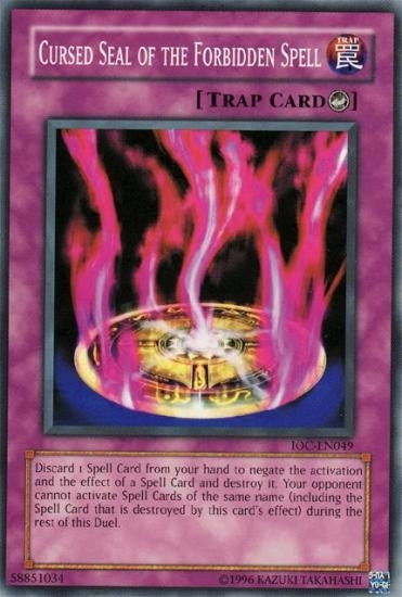 Cursed Seal of the Forbidden Spell (IOC-EN049) [IOC-EN]