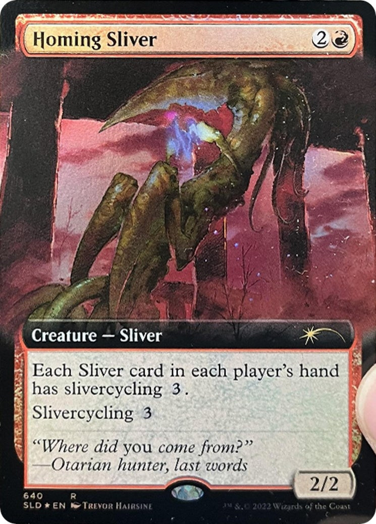 Homing Sliver (Extended Art) [Secret Lair Drop Promos]