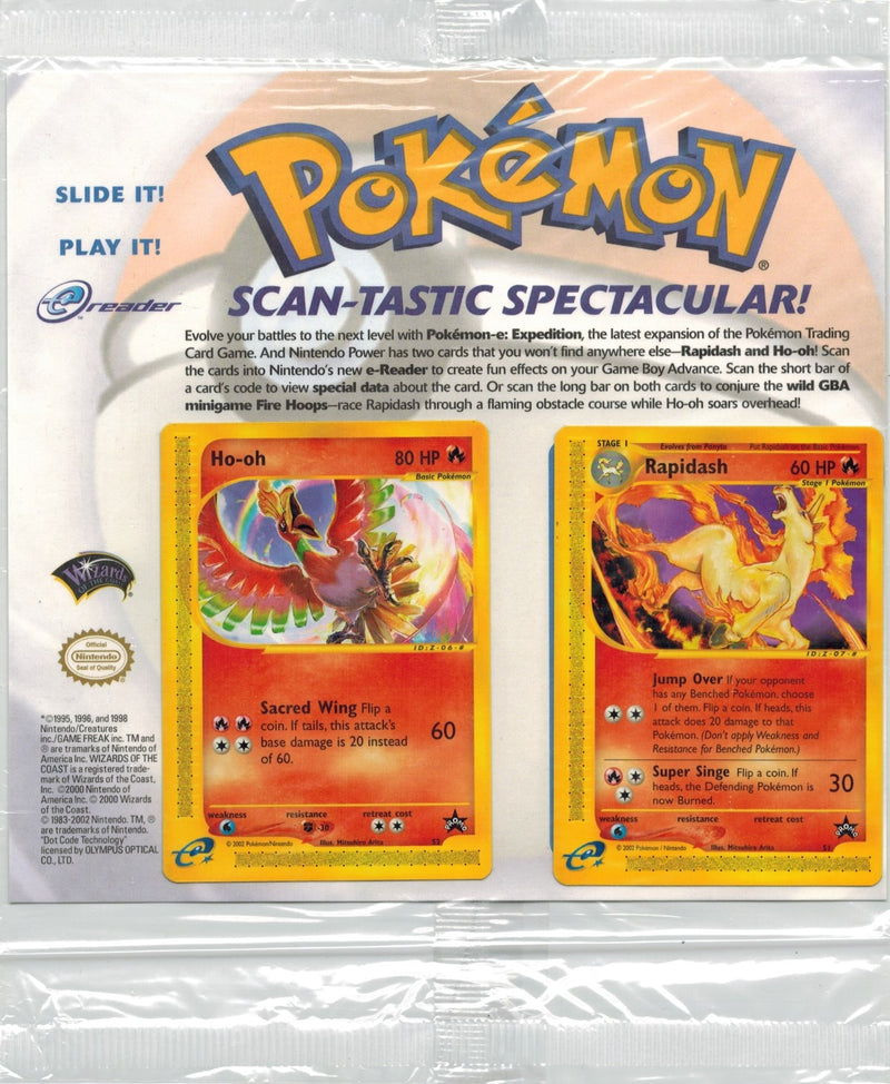 Scan Tastic Spectacular Promo Pack Ho oh and Rapidash [PR]