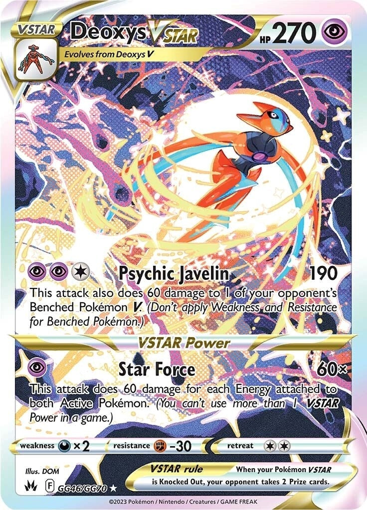 Deoxys VSTAR (GG46/GG70) [CRZ:GG]