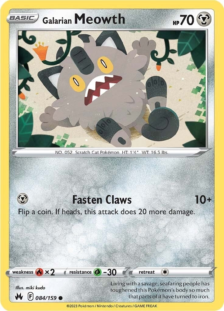 Galarian Meowth (084/159) [CRZ]