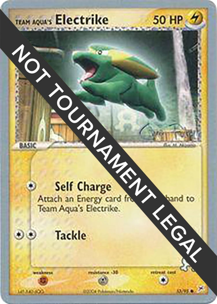 Team Aquas Electrike 2004 Chris Fulop (27/95) [WCD]
