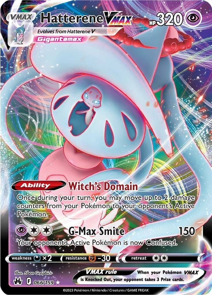Hatterene VMAX (066/159) [Sword & Shield: Crown Zenith]