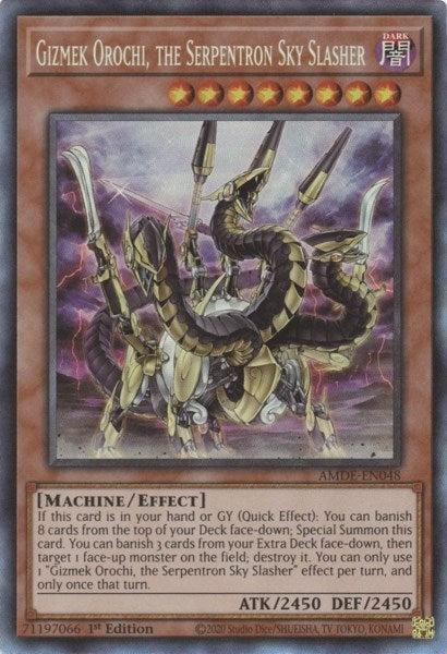 Gizmek Orochi the Serpentron Sky Slasher CR (AMDE-EN048) [AMDE]