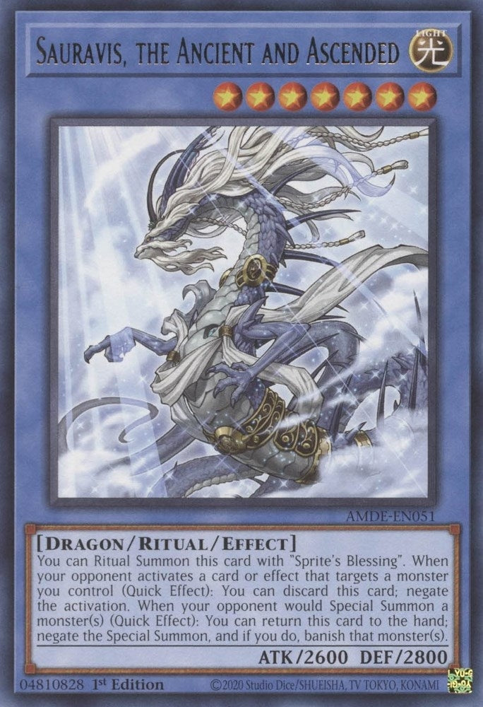Sauravis the Ancient and Ascended (AMDE-EN051) [AMDE]