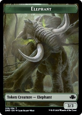 Elephant Squirrel Double sided Token [DMR]