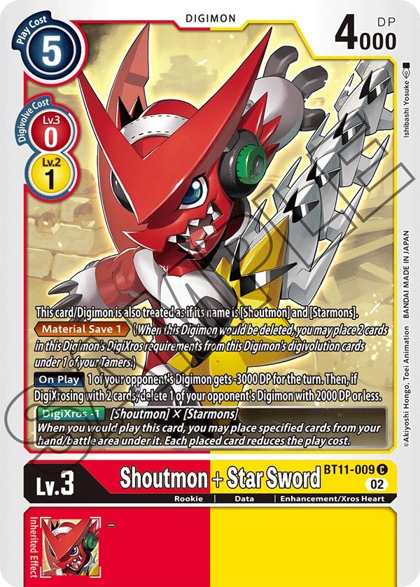 Image for Shoutmon + Star Sword [Dimensional Phase]